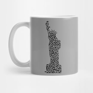 Statue of Liberty Shaped Maze & Labyrinth Mug